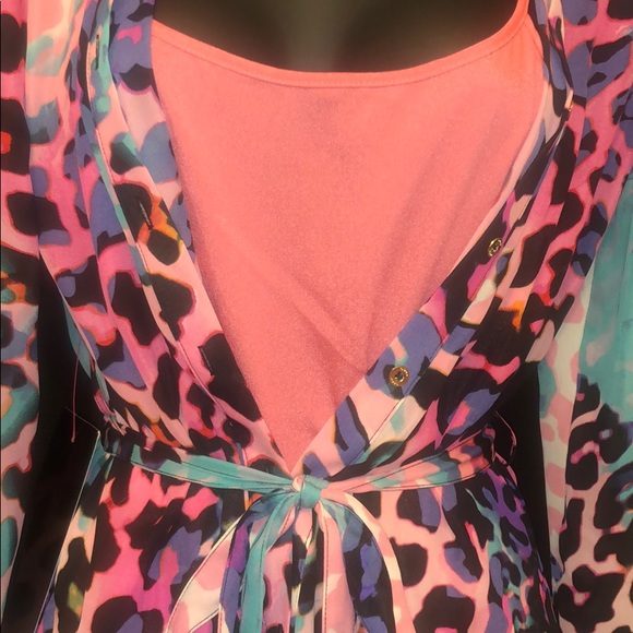 Bebe Leopard Shirt Dress👗 - Picture 12 of 16